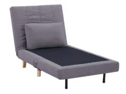 Fauteuil Convertible En Tissu Gris STREVI -Fren Soldes Boutique fauteuil 487727
