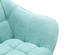 Fauteuil En Tissu Vert D'eau CASERTA -Fren Soldes Boutique fauteuil 492061