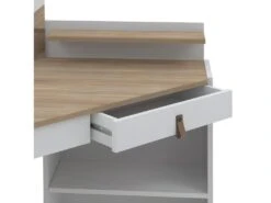 Coiffeuse GLOSS - Blanc Et Chêne Naturel - SYMBIOSIS -Fren Soldes Boutique meuble coiffeuse 12512245