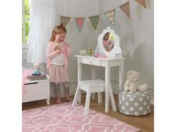 Coiffeuse En Bois Et Tabouret Pour Enfant Lisa 6 Coiffeuse En Bois Et Tabouret Pour Enfant Lisa -Fren Soldes Boutique meuble coiffeuse 12840821