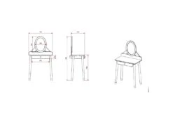 Coiffeuse Billy Blanc -Fren Soldes Boutique meuble coiffeuse 13471919