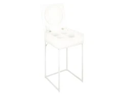 Coiffeuse Design & Miroir "Abbot" 77cm Blanc -Fren Soldes Boutique meuble coiffeuse 13790853