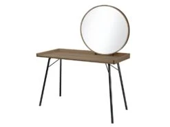 Coiffeuse Design En Bois "Rayburn" 115cm Marron