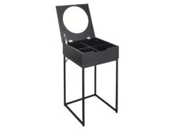 Coiffeuse Compacte En Bois Abott Noir