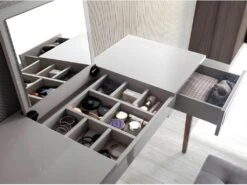 Coiffeuse Foggy En Bois Avec Miroir 7001 ANGEL CERDA -Fren Soldes Boutique meuble coiffeuse 18422281