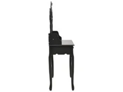 Ensemble De Coiffeuse Avec Tabouret 75 X 69 X 140 Cm Noir 02_0006383 -Fren Soldes Boutique meuble coiffeuse 19059365