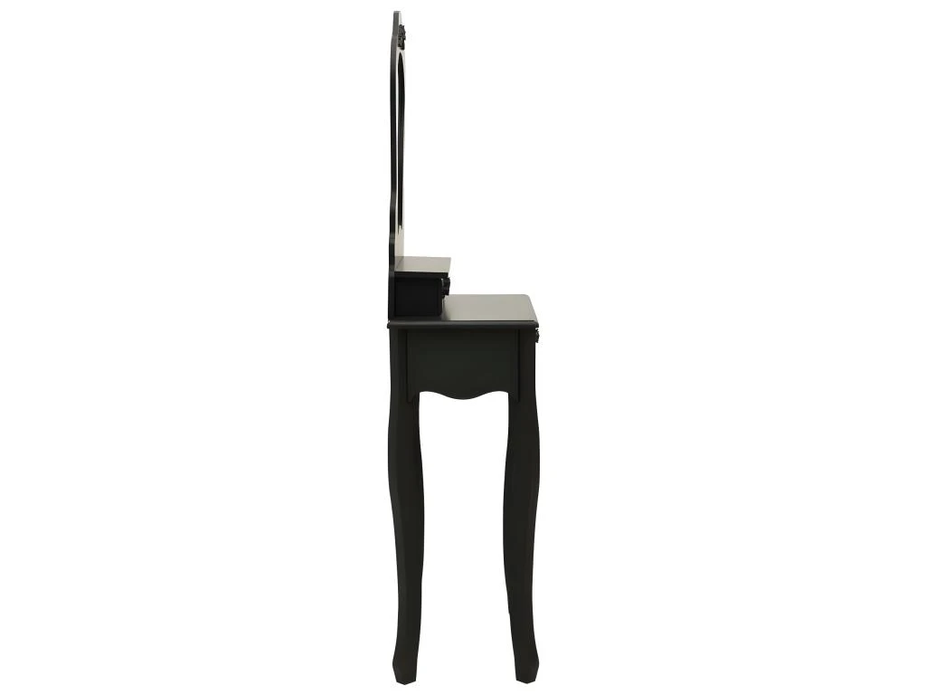 Coiffeuse Table De Maquillage Design Meuble Mobilier De Chambre Avec Tabouret 50 X 59 X 36 Cm Noir 02_0006331 4 Coiffeuse Table De Maquillage Design Meuble Mobilier De Chambre Avec Tabouret 50 X 59 X 36 Cm Noir 02_0006331 – Image 4