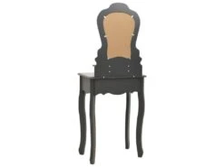 Ensemble De Coiffeuse Avec Tabouret 50 X 59 X 136 Cm Gris 02_0006223 -Fren Soldes Boutique meuble coiffeuse 19063197