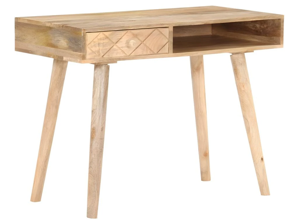 Coiffeuse Table De Maquillage Design Meuble Mobilier De Chambre 100 X 50 X 76 Cm Bois De Manguier Solide 02_0006358 2 Coiffeuse Table De Maquillage Design Meuble Mobilier De Chambre 100 X 50 X 76 Cm Bois De Manguier Solide 02_0006358 – Image 2