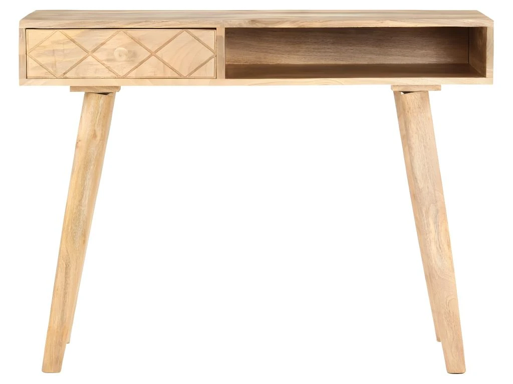 Coiffeuse Table De Maquillage Design Meuble Mobilier De Chambre 100 X 50 X 76 Cm Bois De Manguier Solide 02_0006358 3 Coiffeuse Table De Maquillage Design Meuble Mobilier De Chambre 100 X 50 X 76 Cm Bois De Manguier Solide 02_0006358 – Image 3