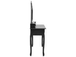Ensemble De Coiffeuse Et Tabouret 100 X 40 X 146 Cm Noir 02_0006227 -Fren Soldes Boutique meuble coiffeuse 19093129