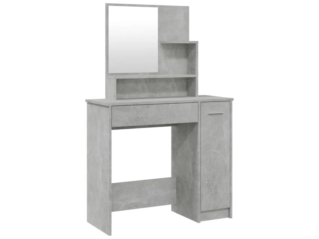 Coiffeuse Table De Maquillage Design Meuble Mobilier De Chambre Avec Miroir 86,5 X 35 X 136 Cm Gris 02_0006396 1 Coiffeuse Table De Maquillage Design Meuble Mobilier De Chambre Avec Miroir 86,5 X 35 X 136 Cm Gris 02_0006396