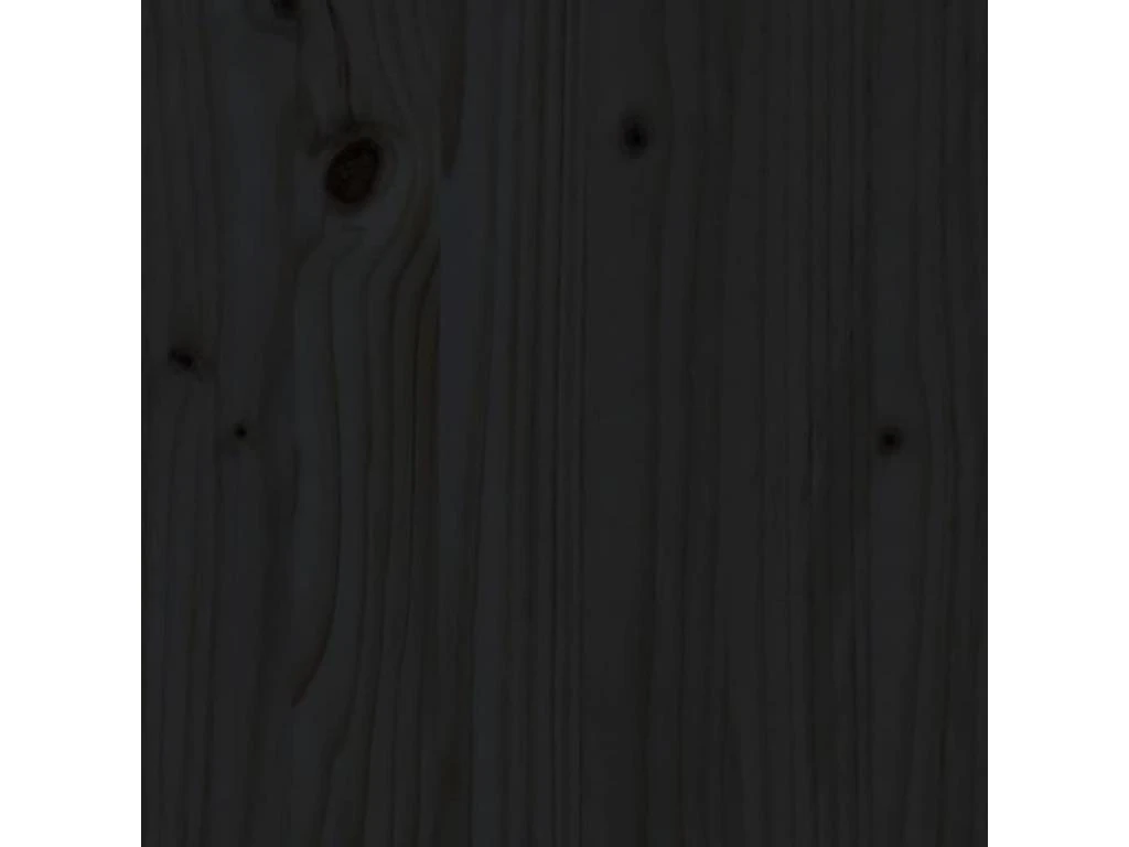 Ensemble De Coiffeuse Avec Miroir 95 X 50 X 134 Cm Bois De Pin Solide Noir 02_0006262 4 Ensemble De Coiffeuse Avec Miroir 95 X 50 X 134 Cm Bois De Pin Solide Noir 02_0006262 – Image 4