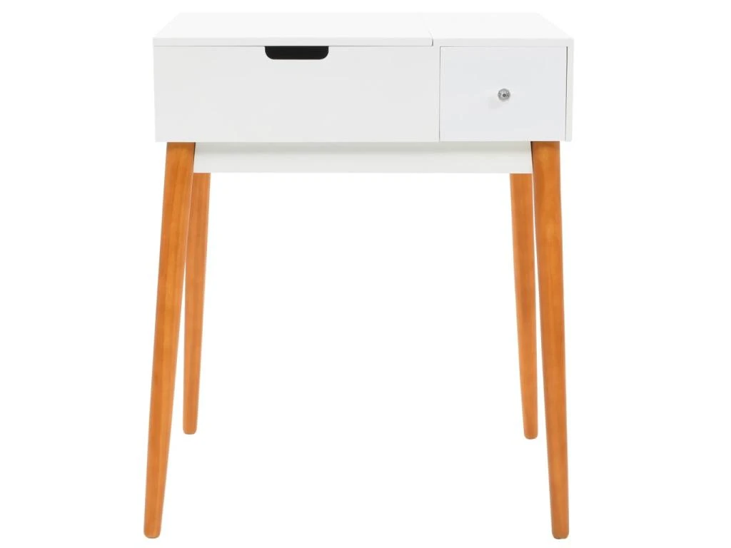 Coiffeuse Table De Maquillage Design Meuble Mobilier De Chambre Avec Miroir 60 X 50 X 86 Cm MDF Blanc 02_0006395 3 Coiffeuse Table De Maquillage Design Meuble Mobilier De Chambre Avec Miroir 60 X 50 X 86 Cm MDF Blanc 02_0006395 – Image 3