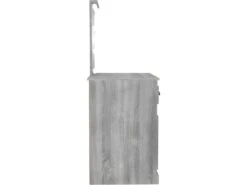 Coiffeuse Avec LED Sonoma Gris 90x50x132,5 Cm Bois D'ingénierie 14 Coiffeuse Avec LED Sonoma Gris 90x50x132,5 Cm Bois D'ingénierie -Fren Soldes Boutique meuble coiffeuse 22739449