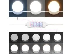 Coiffeuse Avec LED Sonoma Gris 90x50x132,5 Cm Bois D'ingénierie 16 Coiffeuse Avec LED Sonoma Gris 90x50x132,5 Cm Bois D'ingénierie -Fren Soldes Boutique meuble coiffeuse 22739451