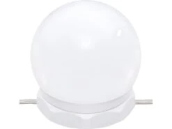 Ensemble De Coiffeuse Avec LED Blanc Brillant Bois D'ingénierie -Fren Soldes Boutique meuble coiffeuse 22740017