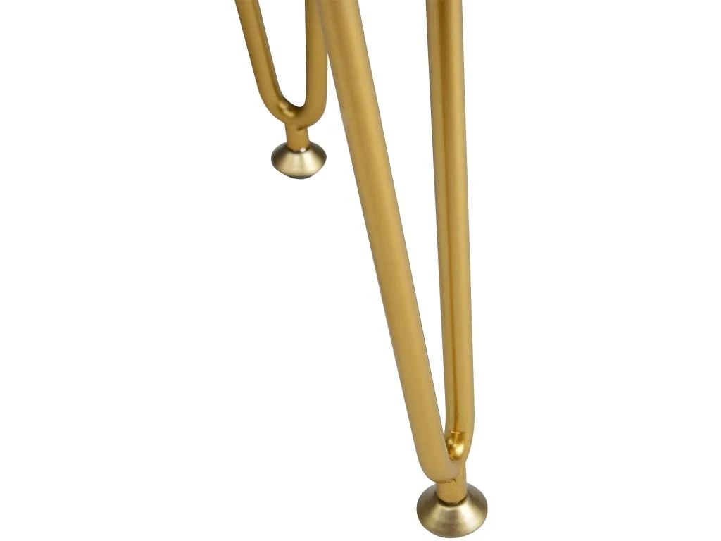 Coiffeuse Avec Tabouret Et Miroir Pivotant Moderne 100 Cm Rond Blanc Doré 19_0000184 3 Coiffeuse Avec Tabouret Et Miroir Pivotant Moderne 100 Cm Rond Blanc Doré 19_0000184 – Image 3