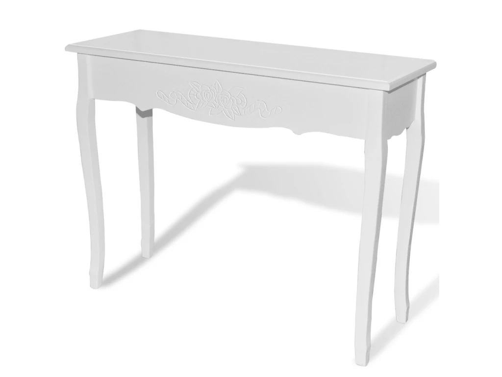 Coiffeuse Table Maquillage Chambre Salon Meuble D'entrée 100 X 35 Cm Blanc 1402007 1 Coiffeuse Table Maquillage Chambre Salon Meuble D'entrée 100 X 35 Cm Blanc 1402007