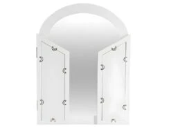 Coiffeuse Blanche 1 Tiroir Aurell Atmosphera - Blanc -Fren Soldes Boutique meuble coiffeuse 9223199