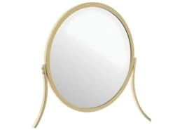 Meuble Coiffeuse En Verre Et Métal Doré H 139 Cm -Fren Soldes Boutique meuble coiffeuse 9419275