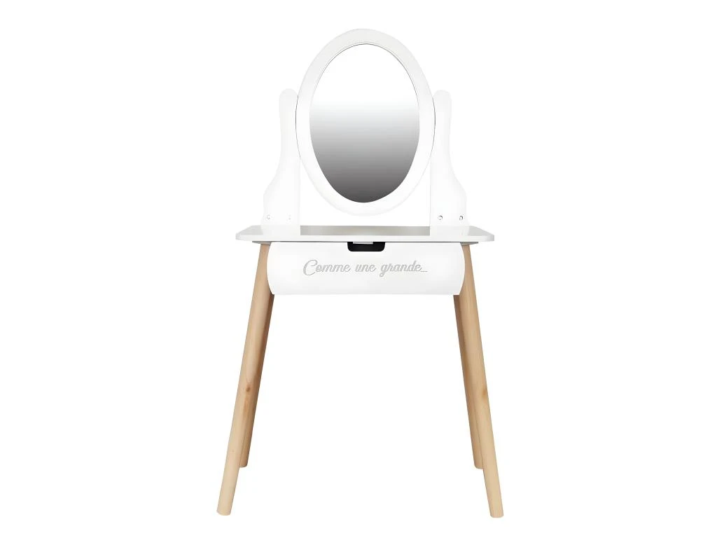 MARIE - Coiffeuse Enfant Avec Tiroir "Comme Une Grande" 1 MARIE - Coiffeuse Enfant Avec Tiroir "Comme Une Grande"