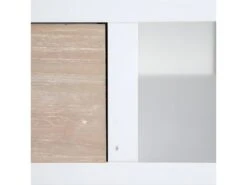 DELLA - Coiffeuse 1 Tiroir Avec Miroir Bois Massif -Fren Soldes Boutique meuble coiffeuse 9868503