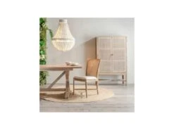 Vaisselier 2 Portes Bois Cérusé - TREND -Fren Soldes Boutique meuble de cuisine 17634563