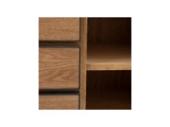 Vaisselier 1 Porte 3 Tiroirs Bois/Métal - KIPSE -Fren Soldes Boutique meuble de cuisine 17788297