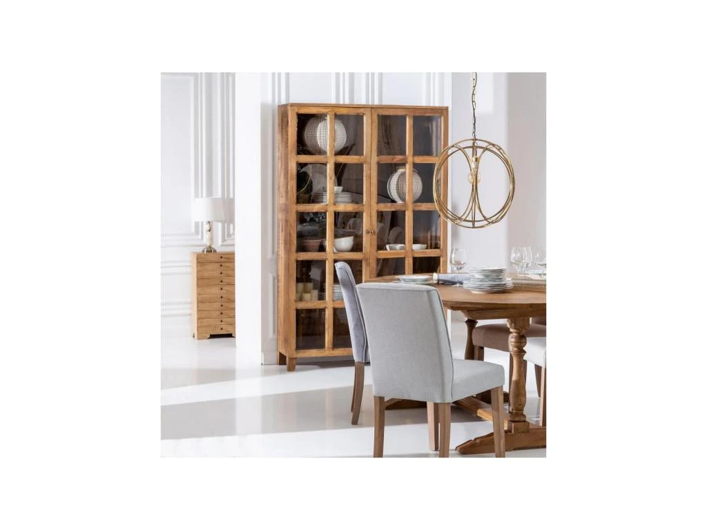 Vitrine 2 Portes Bois/Verre - TAGA 2 Vitrine 2 Portes Bois/Verre - TAGA – Image 2