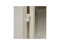 Petite Vitrine 1 Porte Dessins Géométriques Blanc/Métal - HEXA 11 Petite Vitrine 1 Porte Dessins Géométriques Blanc/Métal - HEXA -Fren Soldes Boutique vitrine 17786529