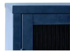Bronco Armoire Vitrine 2 Portes En Verre, Bleu. -Fren Soldes Boutique vitrine 22151987