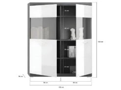 Scout Buffet 2 Portes Gris. -Fren Soldes Boutique vitrine 22152475